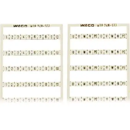 WSB-Bezeichnungssystem W: 1-10 (10x) 248-502