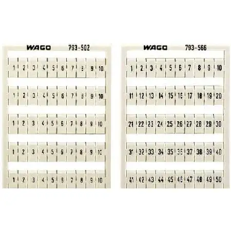 WSB-Bezeichnungssystem W: 41-50 (10x) 209-506