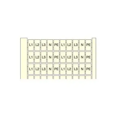 Beschriftung RC610-L1-2-3-N-PE