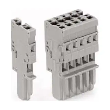 X-COM-1L-Federleiste 4pol. 769-104/021-000