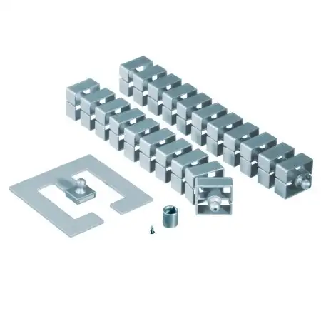 Kabelschlange Quadro-Set silber 930.017