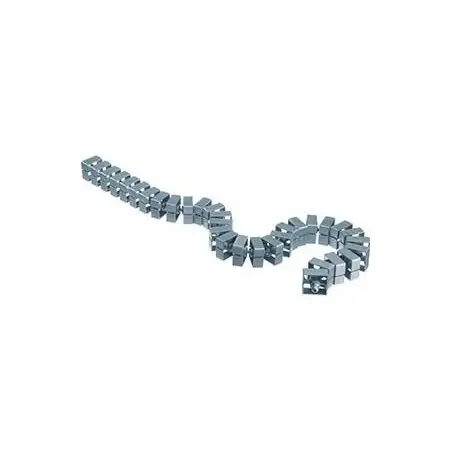 Kabelschlange Quadro silber 930.019