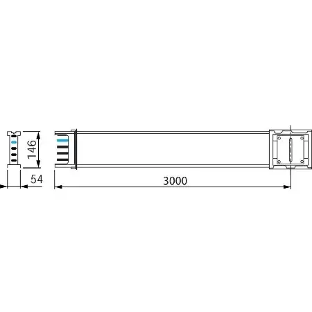 Transportstreckenstück 3m, 400A KSA400ET430