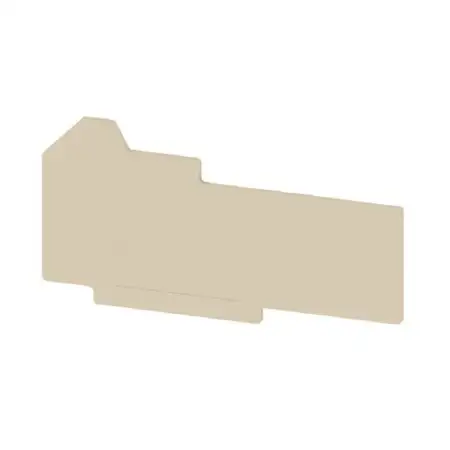 Abschlussplatte 81.45mmx1.5mm,dunkelbeige WAP WT4/4AN/2