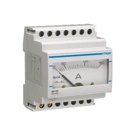 Ampermeter f.Wandlermess. analog SM150