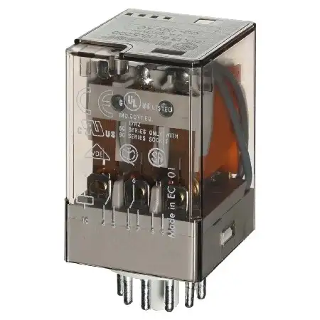 Ind-Rel. 11pol. 110VAC 3W für Fas. 90.73/112 60.13.8.110.0040