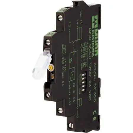 Zeitrelaismodul 6,2mm Multifunktion 52350