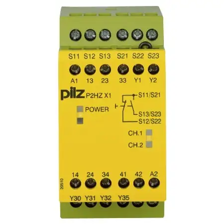 Zweihandbediengerät 24VAC 3n/o 1n/c P2HZ X1 #774330