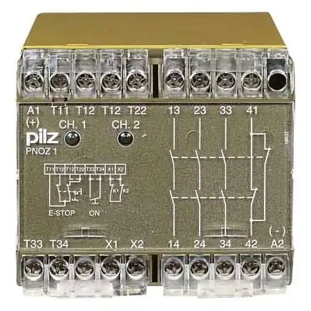 Not-Aus-Schaltgerät 230-240VAC 3n/o 1n/c PNOZ 1 #775650