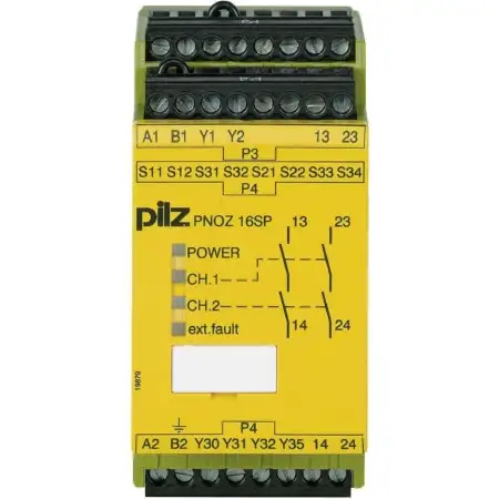 Not-Aus-Schaltgerät 230VAC 24VDC 2n/o PNOZ 16SP #777076
