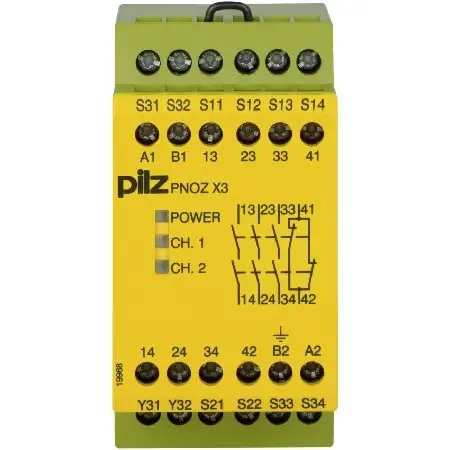 Not-Aus-Schaltgerät 110AC24DC3n/o1n/c1so PNOZ X3 #774314