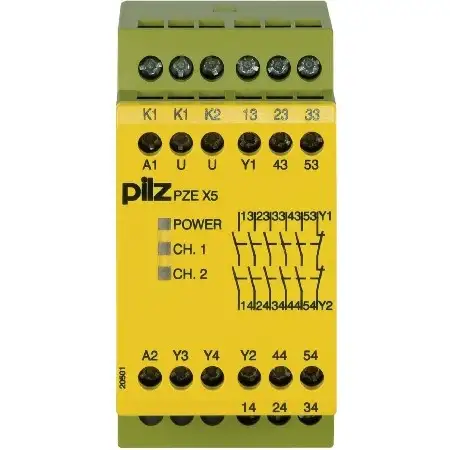 Kontakterweiterungsblock 24VDC 5n/o PZE X5 #774595