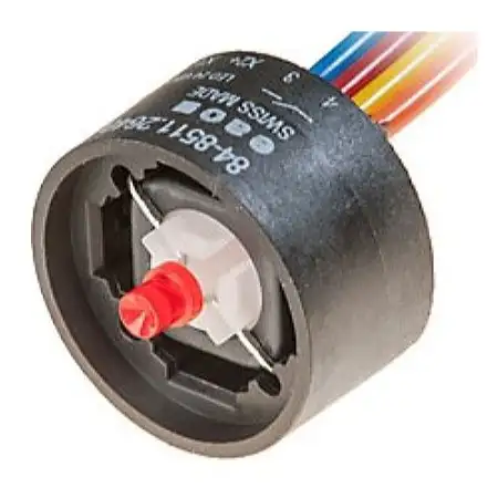 Schaltelement mit Beleuchtun weiß 24VDC/20mA 1S 84-8511.9640