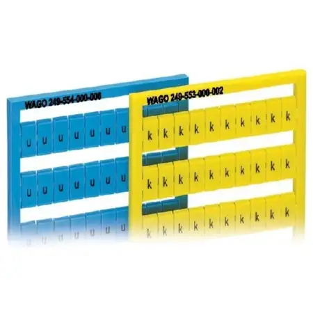 WSB-Beschriftungskarte bedruckt,blau 249-554/000-006