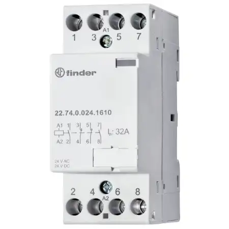 Schütz für Reiheneinbau 4S, 32A 22.74.0.230.1310
