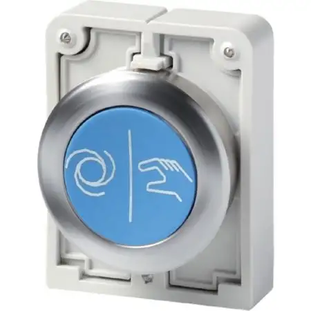 Drucktaste RMQ-Titan flach tastend blau M30I-FD-B-X217