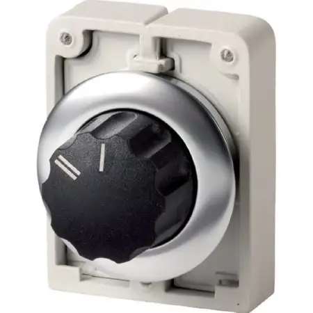 Wahltaste RMQ-Titan Drehknopf rastend M30I-FWR-X92