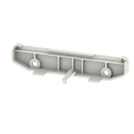 Abschlussplatte 104.8x27.2mm grau AP 100 GR