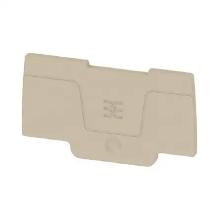 Abschlussplatte 2mm dunkelbeige SEP 2C 4
