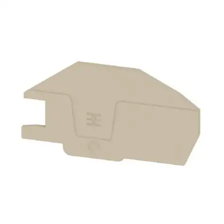 Abschlussplatte (Klemmen) dunkelbeige AEP ITB 16 BB 2C