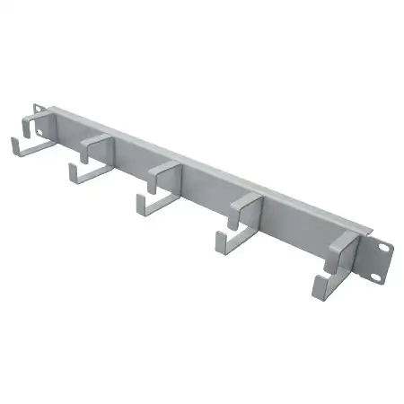 Rangierpanel 482,6mm(19'') mit 5Kabelb.40x60,grau DN-97601