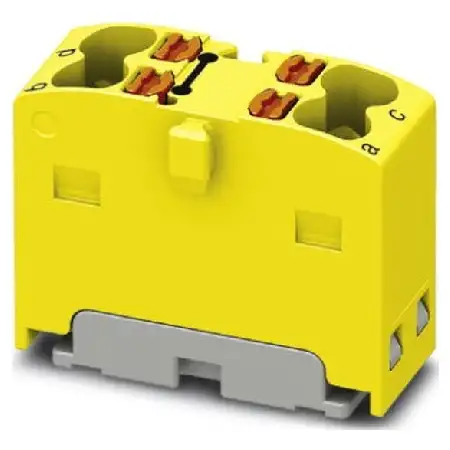 Verteilerblock PTFIX 4X1,5 YE