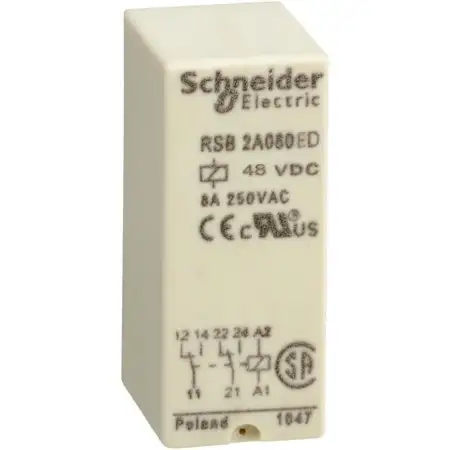 Steckrelais 48V DC RSB2A080ED