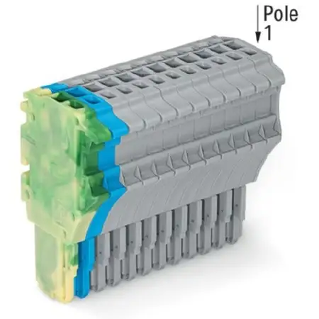 1-Leiter-Federleiste 1,5 mm², grün-gelb/blau/grau 2020-115/000-039