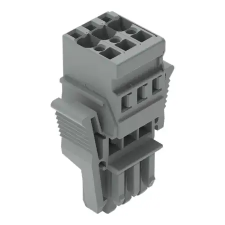 1-Leiter-Federleiste CAGE CLAMP,4mm², grau 769-103/021-000