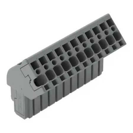 1-Leiter Federleiste CAGECLAMP 4mm², grau 769-111/022-000