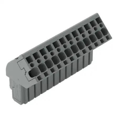 1-Leiter Federleiste CAGECLAMP,4mm², grau 769-112/022-000
