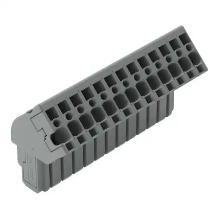 1-Leiter Federleiste CAGECLAMP,4mm², grau 769-113/022-000