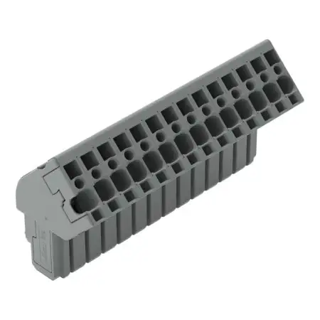 1-Leiter Federleiste CAGECLAMP,4mm², grau 769-114/022-000