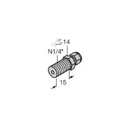 Klemmringverschraubung CF-M-6-N1/4-A4