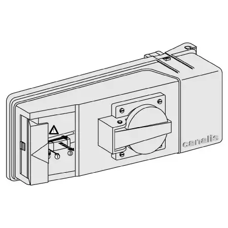 Abgangsadapter 16A Schuko L,N,PE KBC16DCP2