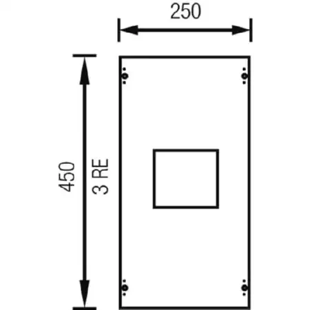 Montageset für Tmax Schalter T4 ED320T4