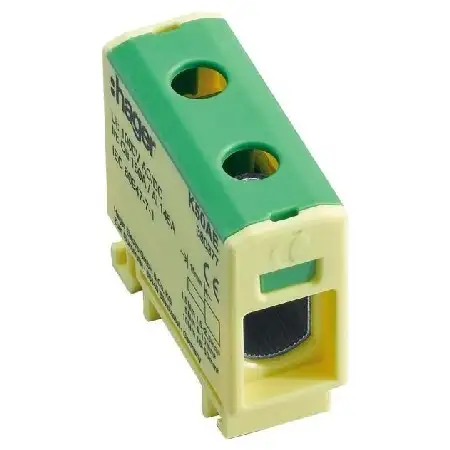 Anschlussklemme 2, 5-50 qmm, grüngelb K50AE