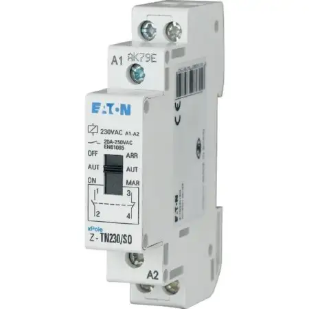 Vorwahl-Relais 24VAC/50Hz, 4S, 20A Z-TN24/4S