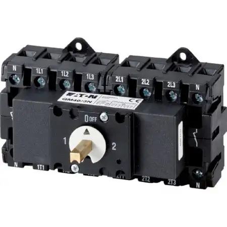 Umschalter QM 40A 2x3-polig+N 6mm QM40/3N