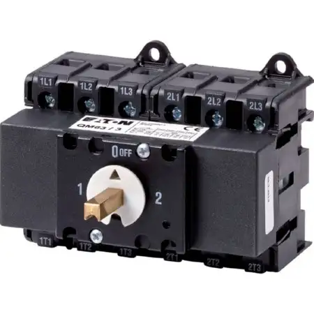 Umschalter QM 63A 2x3-polig 6mm QM63/3