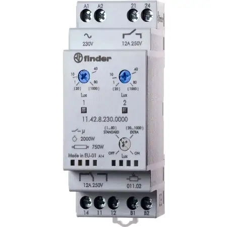 Dämmerungsschalter 1000Lux 12A 230V AC 11.42.8.230.0000
