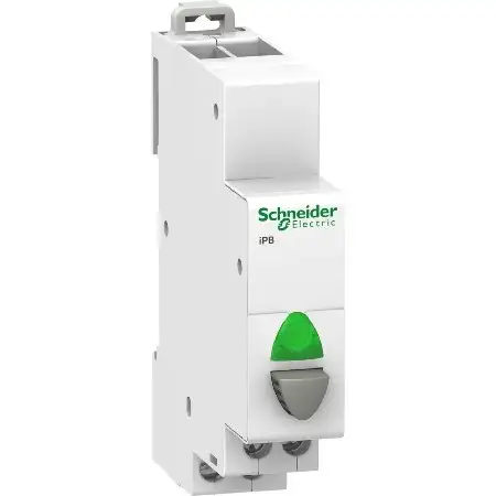 Taster grau 1Ö+LED rot 12-48V A9E18039