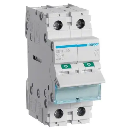 Ausschalter 2P 100A SBN290