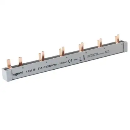 Stiftkammschienen-Kombi. 1 FI 2p + 5 AFDD LS 404985