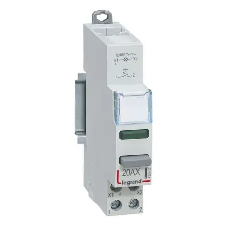 Druckschalter Schließer, LED Grün 412912