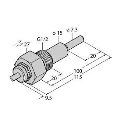 Eintauchsensor FCSG1/2A4NAEX/AL100