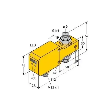 Strömungsüberwachung Sensor FCI-D10A4P-LIX-H1141