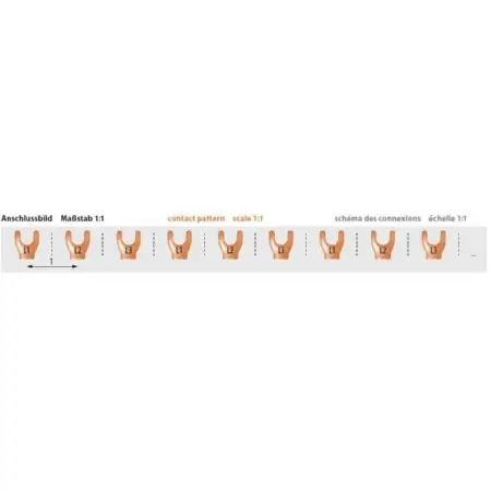 Gabel-Phasenschiene 3-pol. 10qmm G-3L-210/10 i