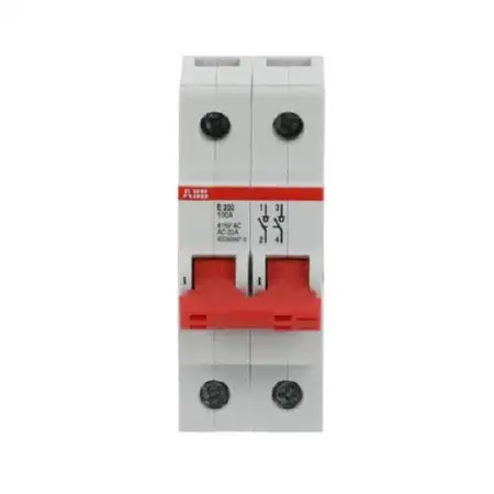 Trennschalter 100A,Schaltgriff rot E202/100R