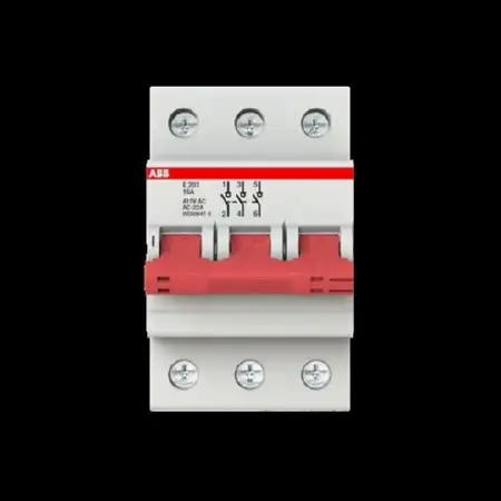 Trennschalter 16A,Schaltgriff grau E203/16G